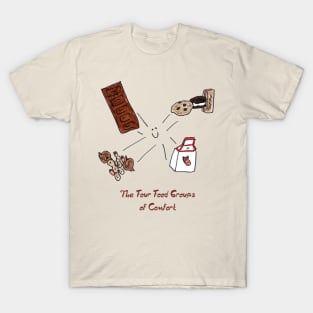 Four Food Groups of Comfort T-Shirt